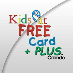 Kids eat free orlando card The Kids Eat Free card gives you access to free meals at over select Orlando restaurants! With the purchase of an adult entrée, children ages 11 and under can enjoy FREE meals at popular restaurants in the Orlando area.